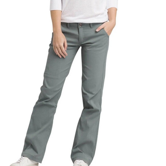 Prana Pants - prAna Womens Halle Straight Pant Smoky Blue Size 10 Short NWT